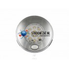 Led Interieurverlichting voorzien warm white licht 24V chrome rand & schakelaar rond 80